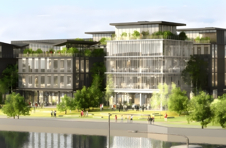 上海閔行淀浦河畔明珠！梅隴文產中心，帶花園燃氣獨棟辦公售